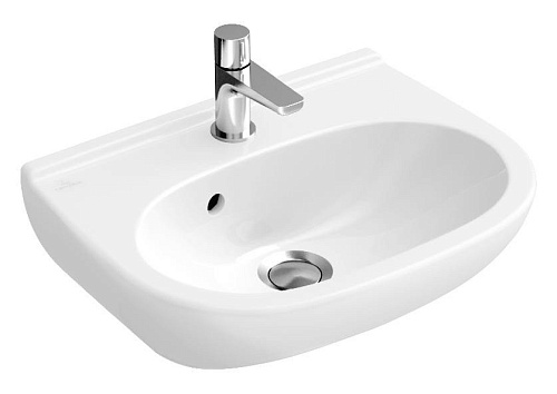 Villeroy & Boch 536053R1 O.Novo Раковина подвесная 50х40 см, альпийский белый CeramicPlus