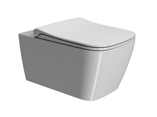 GSI 961511 Nubes Чаша унитаза подвесного 35х55 см, Swirlflush, без крепления, белый глянцевый