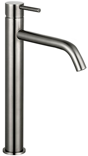 Aquame AQM6214GM Siena Смеситель для свободностоящей раковины, гладкий, Gun metal (металл)