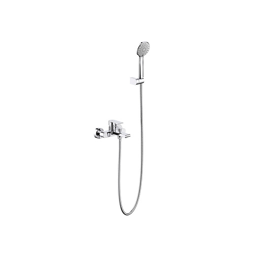 Aquatek AQ1449CR Лира Смеситель для ванны с душевым набором, хром Aquatek AQ1449CR Лира Смеситель для ванны с душевым набором, хром