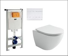 OLI  Промо комплект №52  инсталляция+унитаз+клавиша+сиденье