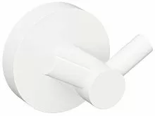 Bemeta 104106034 White Крючок для одежды 5.5 см, двойной, белый купить  в интернет-магазине Сквирел