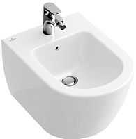 Villeroy & Boch 54000001 Subway 2.0 Биде подвесное 38х57 см, с отвестием под смеситель, альпийский белый (White Alpin)