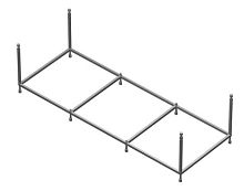 AM.PM W52A-180-080W-R Inspire 2.0, Каркас для ванны 180х80 см (комплект)