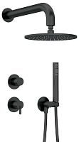 Deante NQS_N9YK Silia Набор для душа скрытого монтажа, Nero (черный)
