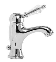 Cezares VINTAGE-LSM1-01-Sw Смеситель для раковины, с донным клапаном, хром/ручки Swarovski