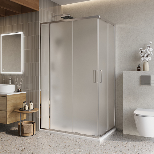 BelBagno LUCE LUCE-AH-21-120/80-P-Cr Душевой уголок
