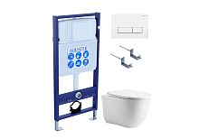 Aquatek КЛАССИК AQUATEK SET AQUATEK КЛАССИК cm-061 4в1 Инсталляция с подвесным унитазом