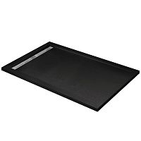 Cezares TRAY-AS-AH-120/90-30-NERO Душевой поддон из искусственного мрамора, черный
