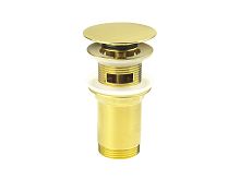 Deante NHC_R10U Cascada Клапан для раковины Click-Clack, универсальный, брашированное золото