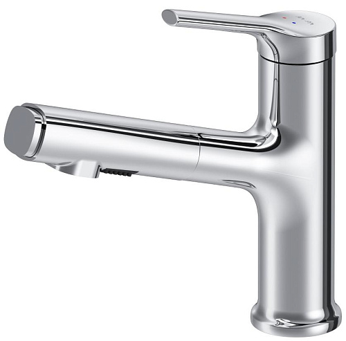 AM.PM F85B02900 X-Joy S, Смеситель для раковины с вытяжным изливом, хром