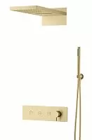 Встроенная душевая система Boheme FUSION 130-MG MAT GOLD