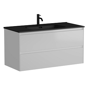 Sancos CN100W Cento Тумба под раковину 99х45 см, подвесная, белый глянец