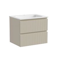 Sancos SNT60CE Snob T Тумба под раковину 59х44.5 см, подвесная, Beige Soft купить  в интернет-магазине Сквирел