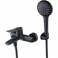 Lemark LM3714BL Bronx Смеситель для ванны, черный