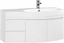 Aquanet 00212992 Опера Тумба с раковиной, 115х43 см, белая купить  в интернет-магазине Сквирел