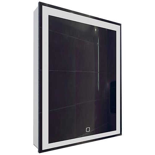 Azario CS00075841 Minio Зеркальный шкаф подвесной, с подсветкой, 60х80 см, белый купить  в интернет-магазине Сквирел