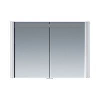 AM.PM M30MCX1001WG Sensation, Зеркальный шкаф, 100х70 см, с подсветкой, белый глянец купить  в интернет-магазине Сквирел