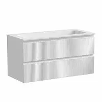 Sancos SNT100W Snob T Тумба под раковину 99.5х44.5 см, подвесная, Bianco купить  в интернет-магазине Сквирел