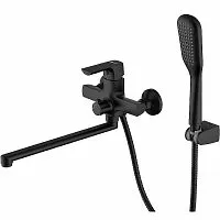 Lemark LM7251BL Ursus Смеситель для ванны, черный