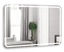 Azario LED-00002533 Давид Зеркало подвесное, с подсветкой, 80х55 см купить  в интернет-магазине Сквирел