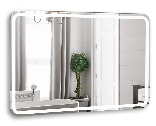 Azario LED-00002533 Давид Зеркало подвесное, с подсветкой, 80х55 см купить  в интернет-магазине Сквирел