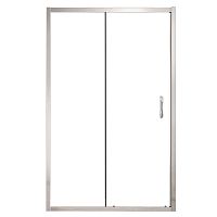 Azario AZ-ND6121 1400 Milton Душевая дверь 140 см, профиль серебро