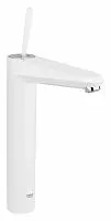 Grohe 23428LS0 Eurodisc Joystick Смеситель для раковин, свободностоящий, белая луна/хром