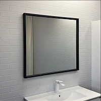 COMFORTY 00-00009954 Бредфорд Зеркало 90х80 см, серый графит купить  в интернет-магазине Сквирел