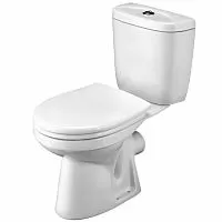 Santek 1WH302132 Анимо Унитаз-компакт 38х64 см, с горизонтальным выпуском, белый