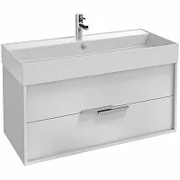 Jacob Delafon EB1668-J5-J5 Vivienne Тумба для раковины 100х45 см, белый блестящий купить  в интернет-магазине Сквирел