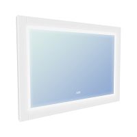 IDDIS, ЗЛП112 Oxford Зеркало с подсветкой, 100х70 см, c термообогревом, белый матовый