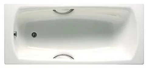 Roca 2200E0000 Swing Ванна стальная 180х80 см с отверстиями для ручек, белая снято с производства