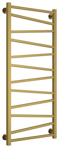 Сунержа 051-0253-1250 Сирокко Полотенцесушитель водяной 1200х500 мм, состаренная латунь
