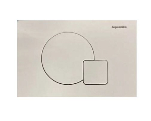 Aquanika 01.02.48 BASIC Q-type Смывная клавиша, белый снято с производства