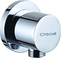 Creavit A01 Шланговое подключение настенное, круглое, хром