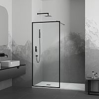 RGW 35101280-84 Walk In WA-012B Душевая перегородка, профиль черный