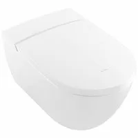 Villeroy & Boch V0E100R1 ViClean Чаша унитаза-биде подвесного 39х60 см, с вертикальным смывом, альпийский белый CeramicPlus