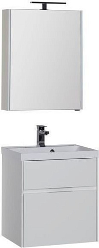 Aquanet 00180121 Латина Комплект мебели для ванной комнаты, белый купить  в интернет-магазине Сквирел