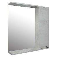 Loranto CS00086985 Florena Зеркальный шкаф 60х70 см, серый матовый купить  в интернет-магазине Сквирел