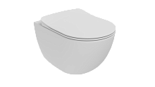Creavit FE320-11MB00E-0000 Free Чаша унитаза подвесной 36х51 см, без сиденья, белый матовый