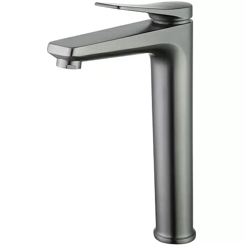 Lemark LM3709GM Bronx Смеситель для раковины, графит