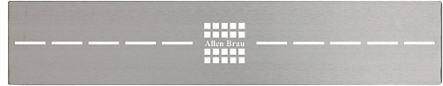 Allen Brau 8.210N4-BA Infinity Накладка для сифона, 71х14 см, серебряная