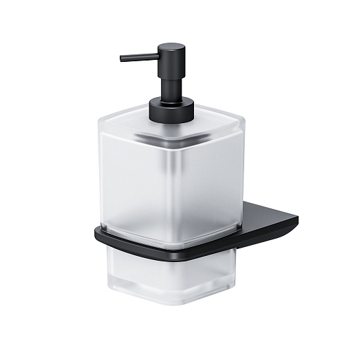 AM.PM A50A36922 Inspire 2.0, Стеклянный диспенсер для жидкого мыла с настенным держателем, черный купить в интернет-магазине Сквирел