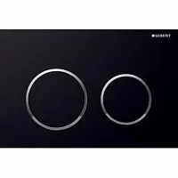 Geberit 115.085.KM.1 Omega 20 Клавиша двойного смыва, черная