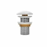 IDDIS, OPHWS00i88 Optima Home Выпуск для умывальника без перелива, белый глянцевый