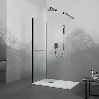 RGW 351005119-14 Walk In  WA-005-1B (WA-002B+Z-060-2B) Душевой уголок 195 см, профиль черный