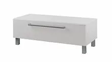 Акватон 1A127903MA010 Мадрид М Комод 100х44 см, белый/хром глянец купить  в интернет-магазине Сквирел