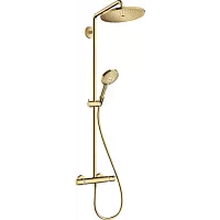 Hansgrohe 26890990 Croma Select S 280 1jet Showerpipe душевая система полир,золото