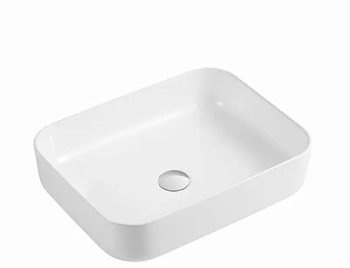 Aquanika AQ0619 GREAT Раковина накладная 52х40 см, прямоугольная, белая снято с производства